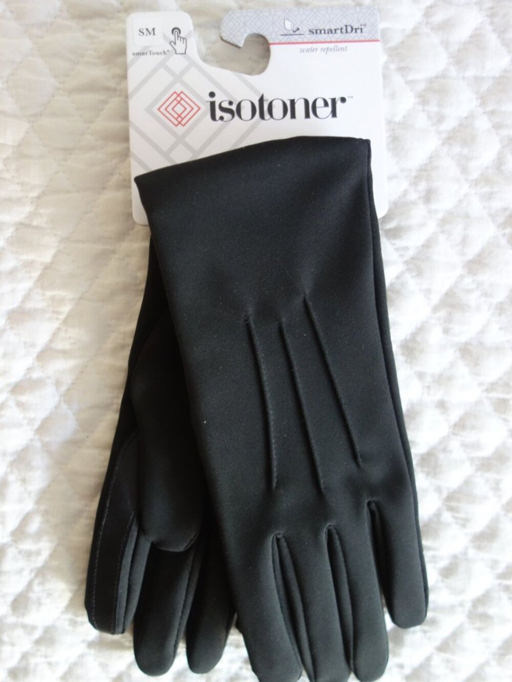 NWT $50 Two Pairs (Black/Brown) of Isotoner Gloves – S/M - Picture 2 of 8